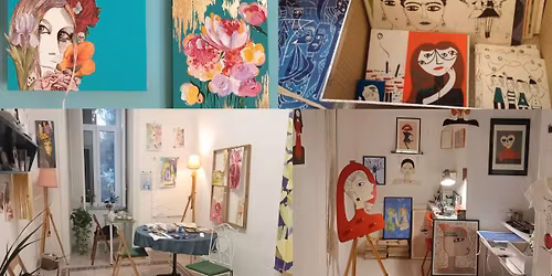 Girls just wanna to make art ! 2 studi d'artiste&market day