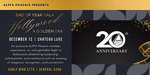 ALPFA Phoenix End of Year Gala 2026: Hollywood \u2013 A Golden Era