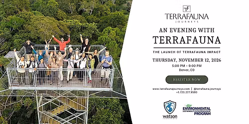 An Evening with TerraFauna: The Launch of TerraFauna Impact