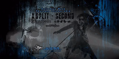 A Split Second LIVE w\/Ghostbells, CHANT, DJ Whisperwish