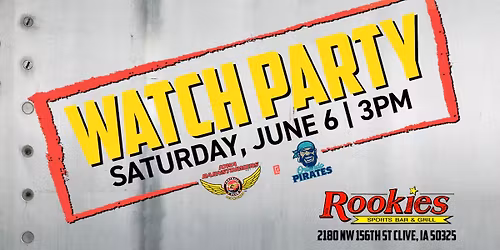 Game Watch Party - Barnstormers @ Pirates