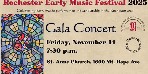 Rochester Early Music Festival Gala Concert