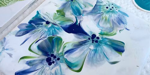 Liquid Landscapes: Create Four One-of-a-Kind Art Tiles