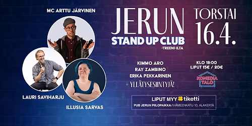 Jerun Stand Up Club 16.4.