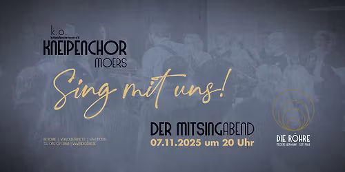 Kneipenchor Mitsing-Abend