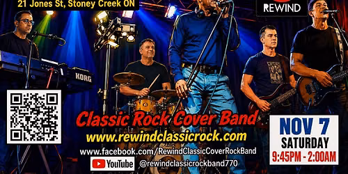 REWIND returns to the Powerhouse featuring John Bettencourt - Bass 