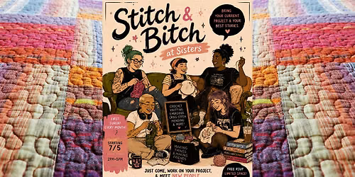 Stitch & Bitch at Sisters