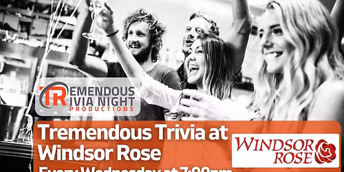 Wednesday Night Trivia at Windsor Rose - 7pm