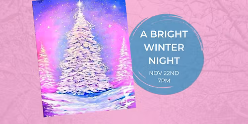 A Bright Winter Night \ud83c\udfa8\u2744\ufe0f