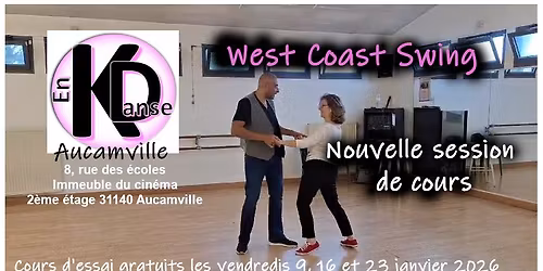 Essais gratuits en West Coast Swing nouvelle session 2026