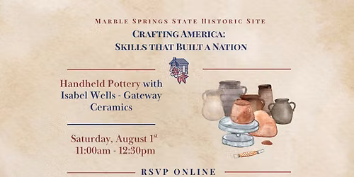 Handheld Pottery Workshop