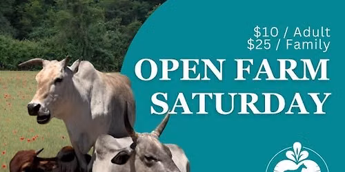Open Farm Second Saturday - October