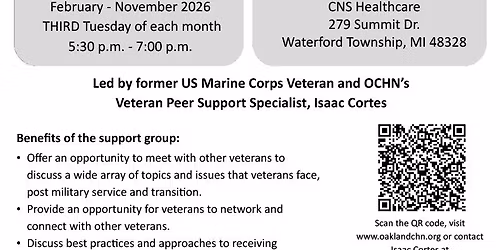 Men's Veterans Peer Support Group