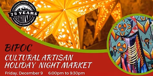 BIPOC CULTURAL ARTISAN NIGHT MARKET