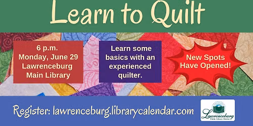 Learn to Quilt