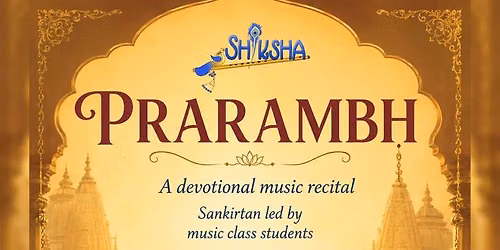 Prarambh: A Devotional Music Recital