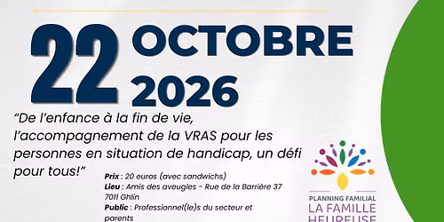 Journ\u00e9e d'\u00e9changes de bonnes pratiques : Handicap & Sexualit\u00e9 