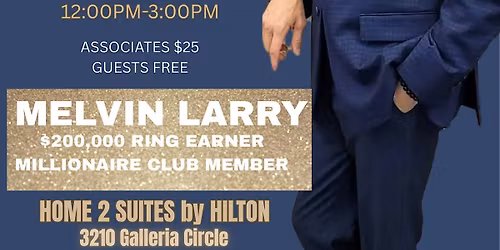 ALABAMA MAY SUPER SATURDAY featuring MILLIONAIRE MELVIN LARRY