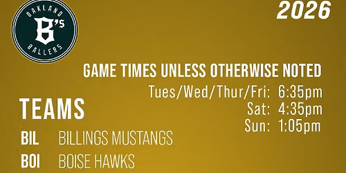 Idaho Falls Chukars vs. Great Falls Voyagers