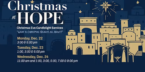 Christmas Eve Candlelight Services