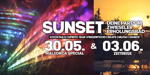 SUNSET | Deine Partys im Zwieseler Erholungsbad