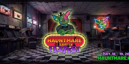 Mischief is a guest at Hauntmare Expo