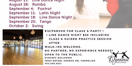 Foxtrot Open Group Class & Dance Party
