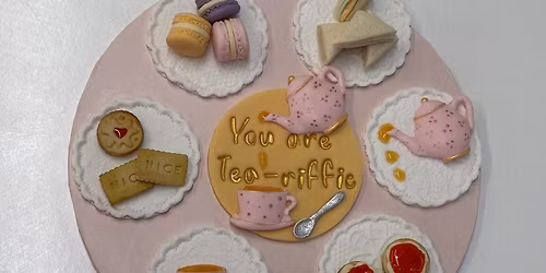 Afternoon tea cupcake platter