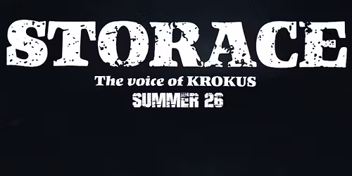 Marc Storace & Band  The Voice Of Krokus -Summer 2026