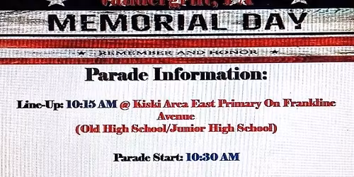 Vandergrift, Pennsylvania Memorial Day Parade Information