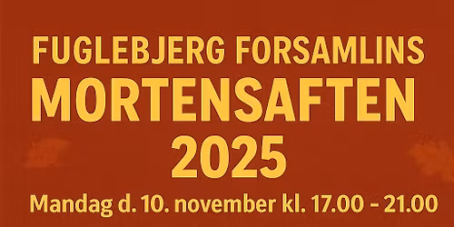 Mortensaften i Fuglebjerg Forsamlingshus