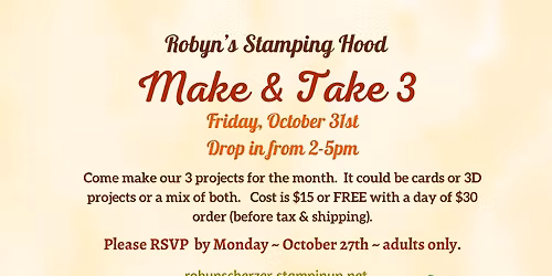 October Make & Take 3