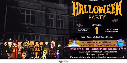 Hessle\u2019s Little Monsters Halloween Party