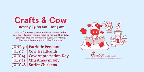 July Crafts & Cow 