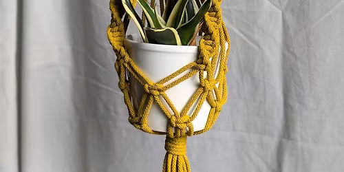 Macrame Wall Planter Workshop
