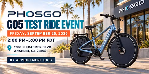 PHOSGO GO5 Test Ride Event