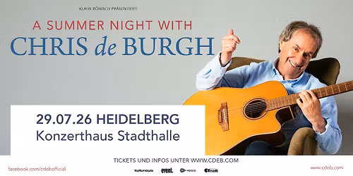  Chris de Burgh - A SUMMER NIGHT WITH CHRIS de BURGH | HEIDELBERG