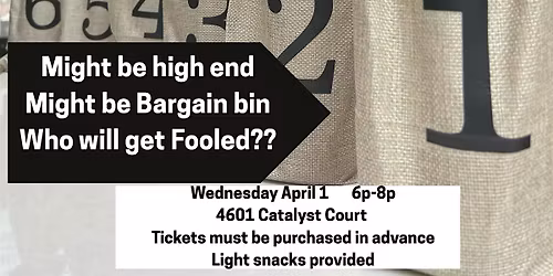 April Fool's Blind Tasting