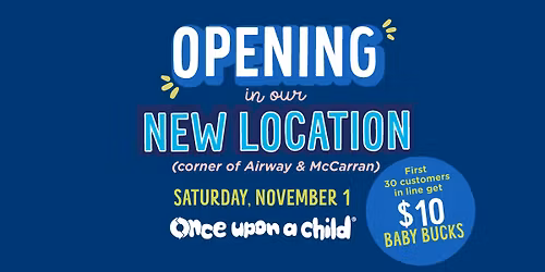 Opening in our new location!