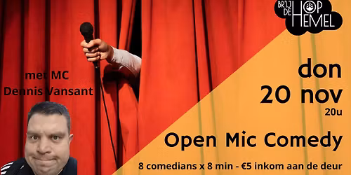 Open Mic Comedy @ HopHemel