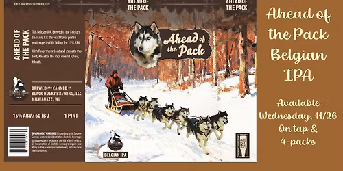 Ahead of the Pack Belgian IPA Release
