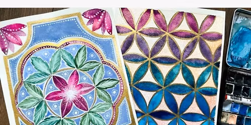 Watercolour For Wellbeing: The Flower Of Life
