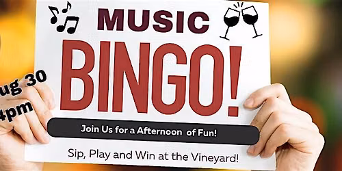 Music Bingo at the Winery