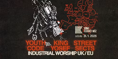 Velvet Suicide: YOUTH CODE (USA) + KING YOSEF (USA) + STREET SECTS (USA) | Kabinet M\u00daZ
