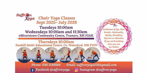 Chair Yoga Classes Dunhill - Thursdays