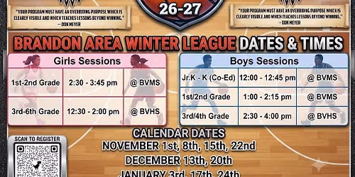 Brandon Area Winter League