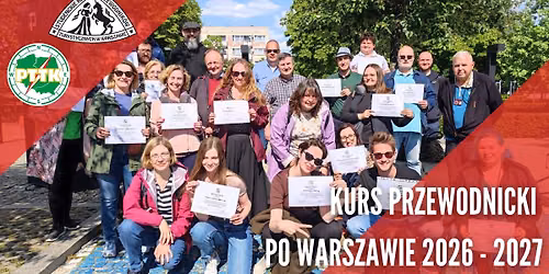 Kurs Przewodnicki po Warszawie 2026-2027