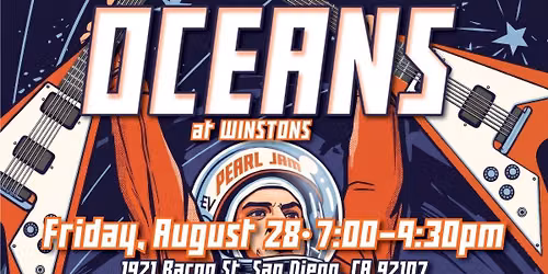OCEANS - A Pearl Jam Tribute SOLO Show, Winston's Ocean Beach