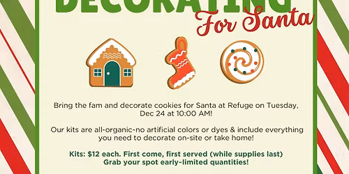 COOKIE DECORATING FOR SANTA