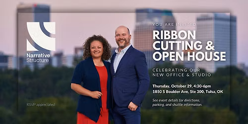 Narrative Structure Ribbon Cutting & Open House
